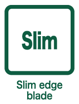 Slim edge blade