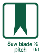 Saw blade pitch